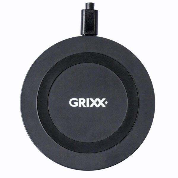 Grixx Draadloze Oplader 10W Qi Gecertificeerd Zwart