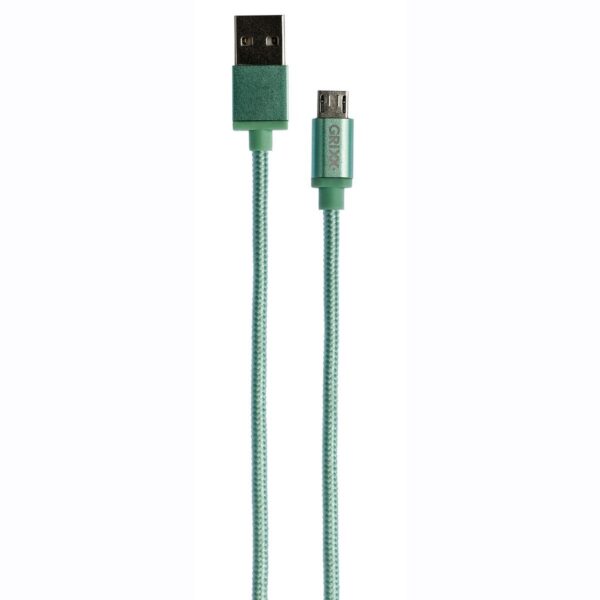 Grixx Kabel Micro USB naar USB 1 meter Groen