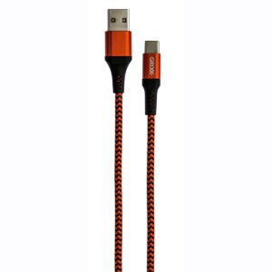 Grixx Kabel USB-C naar USB 1 meter Rood-Zwart