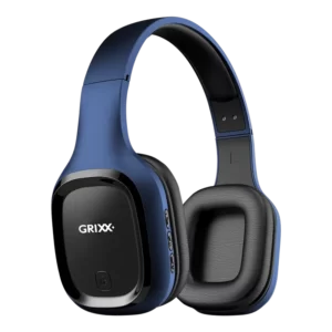 Grixx, Headphones, Bluetooth, Over-ear, Blue