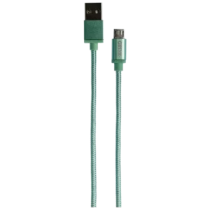 Grixx, Micro USB to USB-A Cable, Green, 1 meter