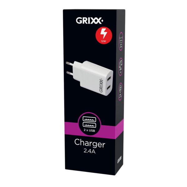 Grixx Power Adapter 2.4A 002