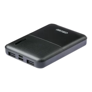 Grixx, Powerbank PB5000, 1 x USB-C in, 1 x USB-C output, 2 x USB-A output, 1 x micro-USB input