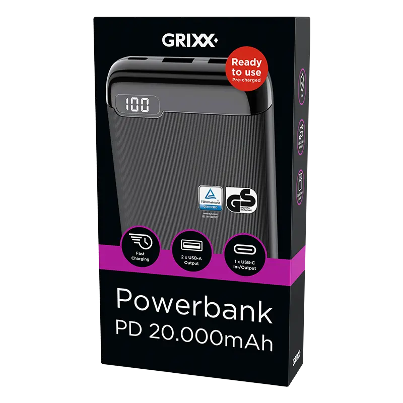 Grixx, Powerbank PBPD20000